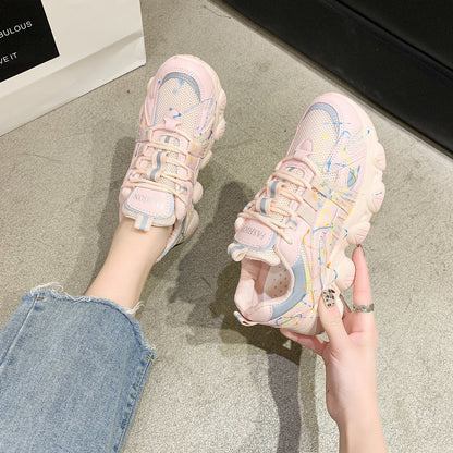 Luminous Super Fire Daddy Shoes Women Trend Sneakers